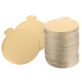 thumbnail image 1 of CRILSTYLEO 200Pcs Versatile Golden Round Cake Boards with Heat Insulation for Baking Cakes and Desserts, 1 of 8