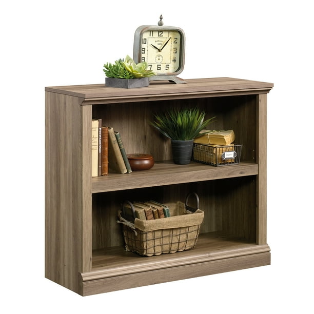 Sauder Select 2-Shelf Bookcase, Salt Oak Finish - Walmart.com - Walmart.com