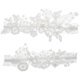 thumbnail image 1 of Pearl Garter Set Wedding Bride Lace Flower Garter for Women Use 1Set, 1 of 2