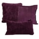 thumbnail image 1 of Set de 3 Cojines Decorativos Dicasa (1) Cuadrado + 1 Cuadrado Grande y 1 Rectangular Velvet Morado, 1 of 7