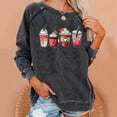 thumbnail image 2 of WXLWZYWL Trendy Sweatshirts For Women 2023 Women'S Casual Full Sleeve Crew Neck Top Loose Shirt Top Print Graphic Sweatshirt, 2 of 6