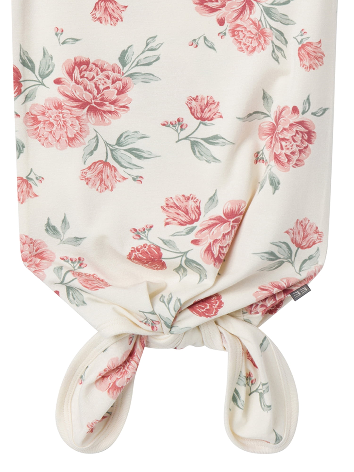 Modern Moments by Gerber Baby Neutral Viscose Knotted Gown With Mittens, 2-Pack, Newborn - 0/3 Months