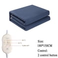 thumbnail image 1 of Manta eléctrica para 2 personas, calentador de cama de 220V, 2 modos, interruptor de temperatura, colchón eléctrico, alfombrilla de calefacción, termostato, 1 of 4