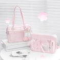 thumbnail image 6 of Japanese Styles Itabag Lovely Shoulder Bag Lacing Crossbody Bag Clear Messenger Bag for Daily And Travel, 6 of 15