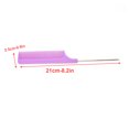 thumbnail image 2 of Tail Comb Plastic Portable Different Colors New-style Bright Exquisite Appearance Easy Installment Long Service Life Hair Picks Pink Purple, 2 of 7