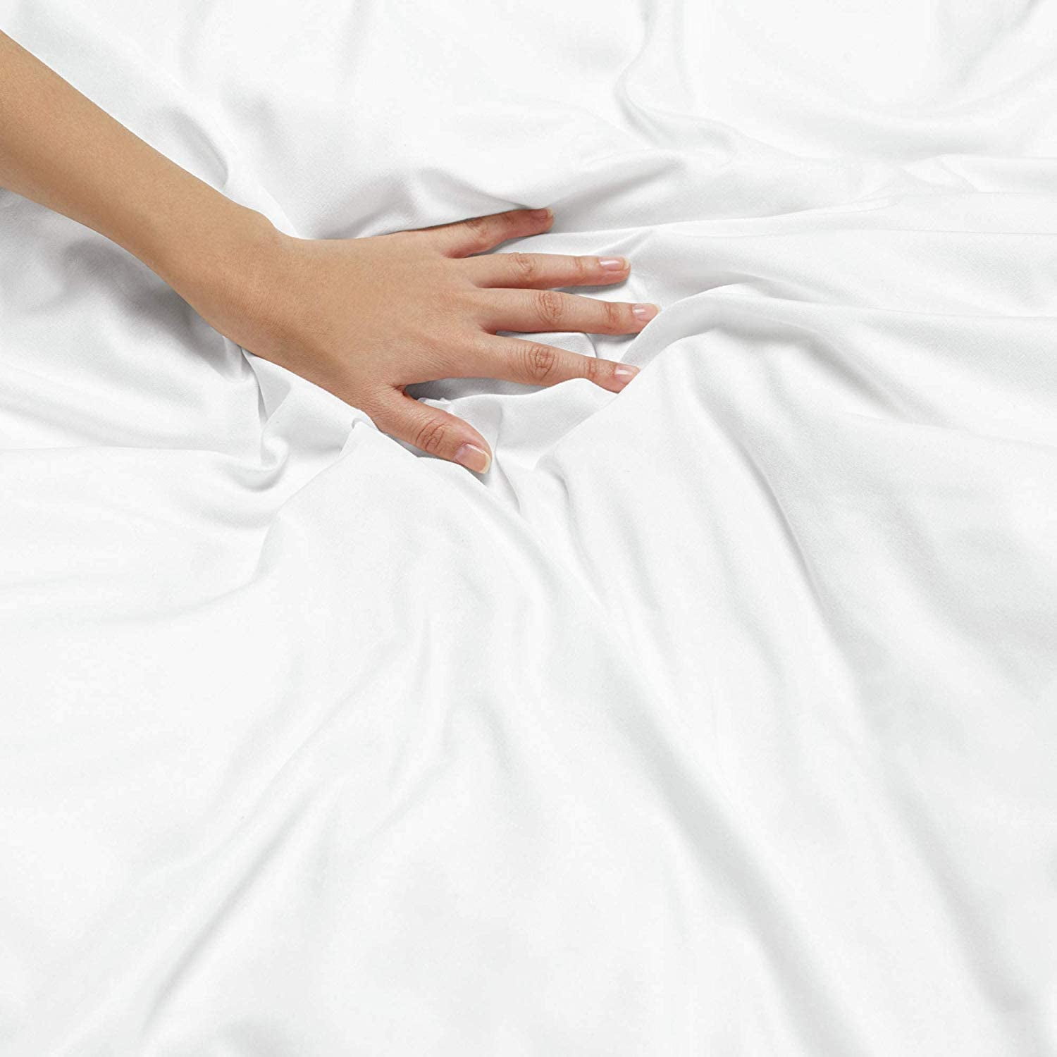 Duvet Cover Set with Zipper Closure 3-Piece Duvet Cover Set, Oversized Super King (120''x98'')Size with Corner Ties,100% Egyptian Cotton 800 Thread Count, Ultra Soft and Easy Care- (White Solid)
