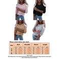 thumbnail image 2 of MAWCLOS T-shirt Femme Col Rond T-shirt Manches Longues Tee Ample Tunique de Travail Couleur Unie Blouse Kaki S, 2 of 4