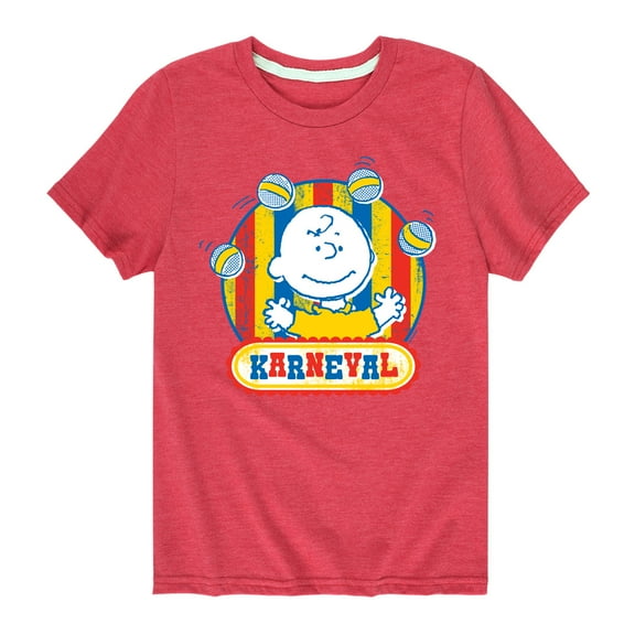 Peanuts - Charlie Brown Karneval - Toddler & Youth Short Sleeve Graphic T-Shirt