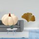 thumbnail image 2 of Encantadoras Almohadas De Peluche De Calabaza Ginkgo Para Decoración De Halloween Y Otoño. Cojín De Sofá Suave Con Escultura Artística De Hoja Para Pared Para Sala De Estar Y Dormitorio., 2 of 8