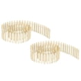 thumbnail image 1 of Unique Bargains Miniature Garden Fence, 35 Inch Long Decorative Picket Fence, Wood Color 2Pack, 1 of 5