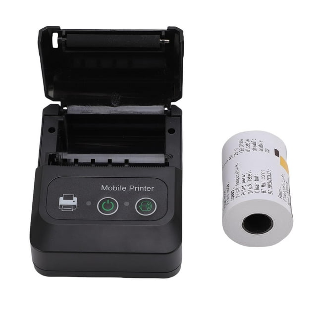 Wireless Thermal Printer, Type C 58MM Paper Width Thermal Printer Quiet High Speed for Web Pages