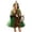 A-Green273, variant on Wxolcjlv Girls Halloween Archer Dress Hooded Cape Tulle Skirt Bow Accessory Theme Party Dresses