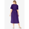 thumbnail image 2 of Woman Within Plus Size Short-Sleeve Button-Front Pocket Dress (Petite Available), 2 of 6