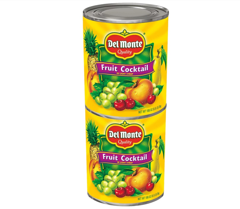 2 Pack Del Monte Fruit Cocktail in Light Syrup (106 oz.)