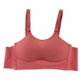 thumbnail image 2 of Yijfswar Wireless Bra for Women Push Up Padded Bralette V-Neck, Wide Straps, Soft Comfortable Bralettes, Size 36, 2 of 5
