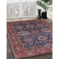 thumbnail image 3 of Ahgly Company Machine Washable Indoor Square Industrial Modern Rosy Pink Area Rugs, 7' Square, 3 of 7