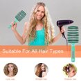 thumbnail image 5 of Cepillo de pelo para mujeres, hombres y niños - No tira del cabello - Cepillos alisadores para cabello liso, rizado y mojado, 5 of 5