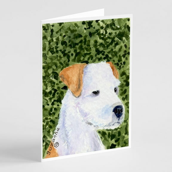 Jack Russell Terrier Greeting Cards and Envelopes Pack of 8