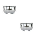 thumbnail image 2 of Langgg Universal Motorcycle Half-face W-shaped Visor Windproof Sun Protection Screen Headgear Accessories Silver 2Set, 2 of 6