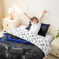 thumbnail image 3 of Erosebridal Video Game Controller Twin Bedding,Gamer Gaming Duvet Cover Set For Boys Kids,Reversible 2pcs,No Comforter, 3 of 6