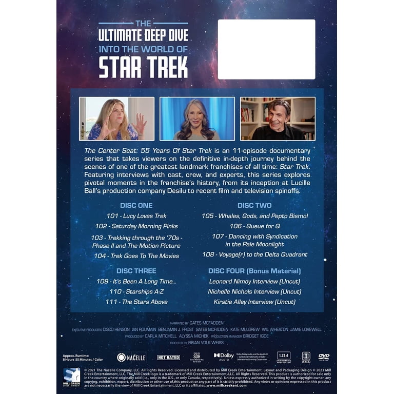 Mill Creek's The Center Seat: Star Trek 55th Anniversary