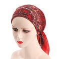 thumbnail image 4 of Clearance! Yajing Silk Scarves Women Women Lady Muslim Cashew Printing Scarf Vintage Bandanas Hair Neckerchief Wrap Shawl Travel Neck Wrap Head Scarf One Size Multi-Color, 4 of 4