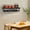 Black, variant on Bronze/ Black 120cm Wall-Mounted Wine Glass Rack Shelf Bar Drink Bottle Holder Storage Display for Home, Kitchen, Restaurant, Hotel, Bar