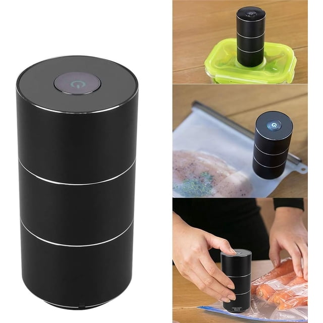 Bolsas de almacenamiento al vacío de viaje con mini bomba de vacío eléctrica Máquina de compresión automática Bolsa de recepción para el hogar y el paquete de viaje