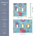 thumbnail image 2 of Yayeee Toggle Light Switch Wall Plate 2-Gang 4.56"x4.48" Decorative Outlet Cover, Pink Beach Toys Pattern, 2 of 7
