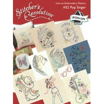 Stitcher's Revolution Pop SInger #SR52 - hot iron embroidery pattern