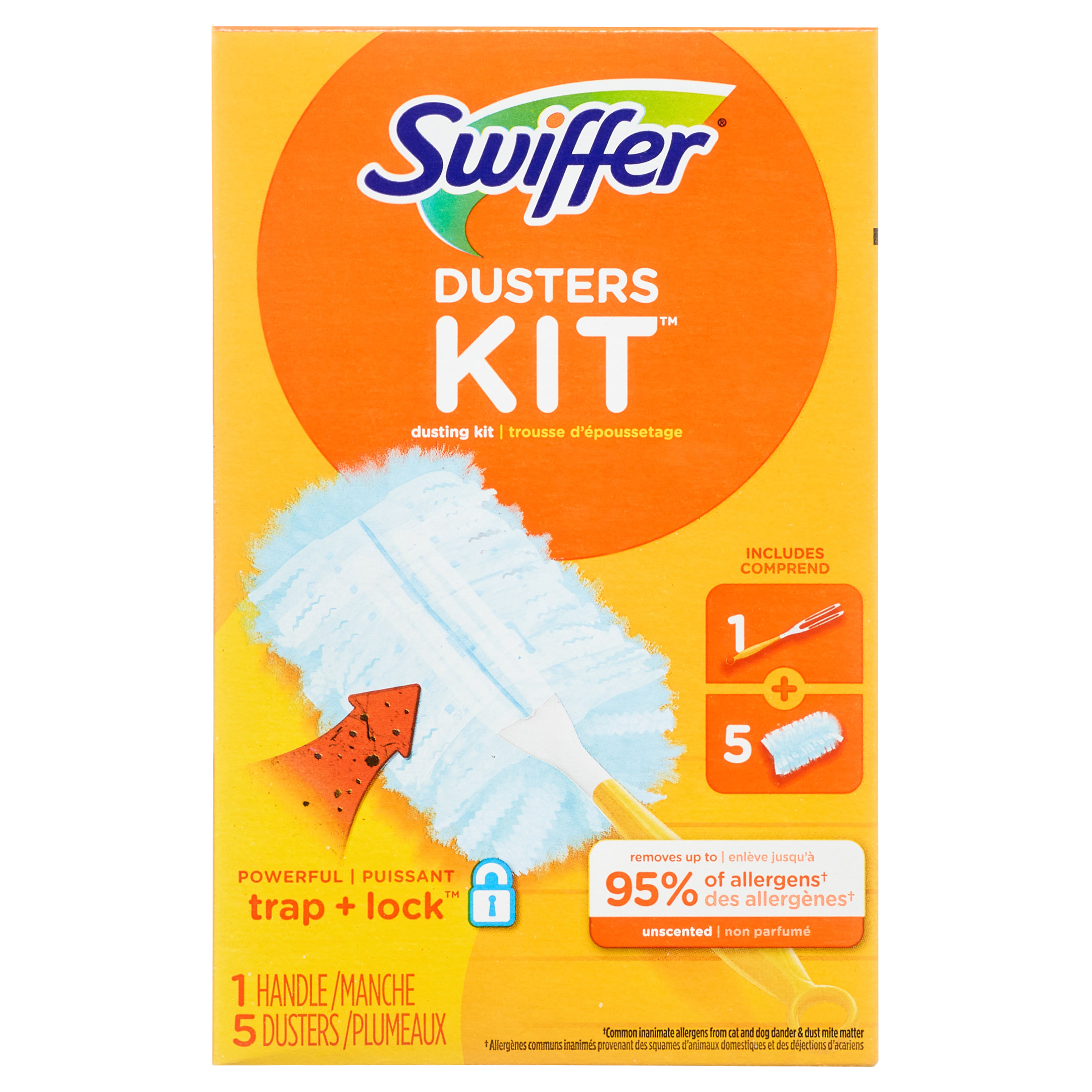 Swiffer Duster Short Handle Starter Kit (1 Handle, 5 Dusters) - image 3 of 13