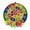AA-36cm/14" Dart board*1+ball*12+hook*1, variant on JUYLBLVE Kids Dart Board Game Set-29 inchs, Board Games with 16 Stick Balls, Summer Indoor Outdoor Toys Games for Kids Ages 4-8, Birthday Party Games Yard Toys for Kids Ages 3 4 5 6 7 8 9 10 11