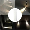 thumbnail image 4 of Mini luces Iluminación blanca cálida empotrada Accesorio de interior Iluminación de escalera Luces de cubierta con cable Aluminio para pasillo rectángulo, 4 of 7