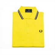 Fred Perry Mens Twin Tipped Polo Shirt, Cyber Yellow,S - US