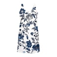 thumbnail image 5 of Aimik Women's Spaghetti Strap Dress Summer Floral Print Loose Swing Mini Dress Soft Lightweight Casual Slip Dress, 5 of 6