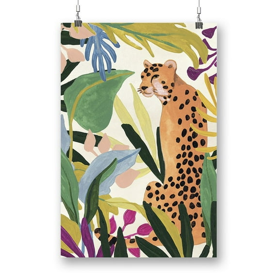 Cheetah Kingdom Collection B. Poster - June Erica Vess Designs,