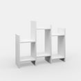 thumbnail image 4 of Ada Home Decor Furniture White 2 Tier Sutton Modern Side Table, 4 of 5