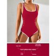 thumbnail image 6 of Womens One Piece Swimsuit Sporty Tummy Control Bathing Suit 2025 Ribbed Slimming Cute Flattering High Cut Swimwear, 6 of 8