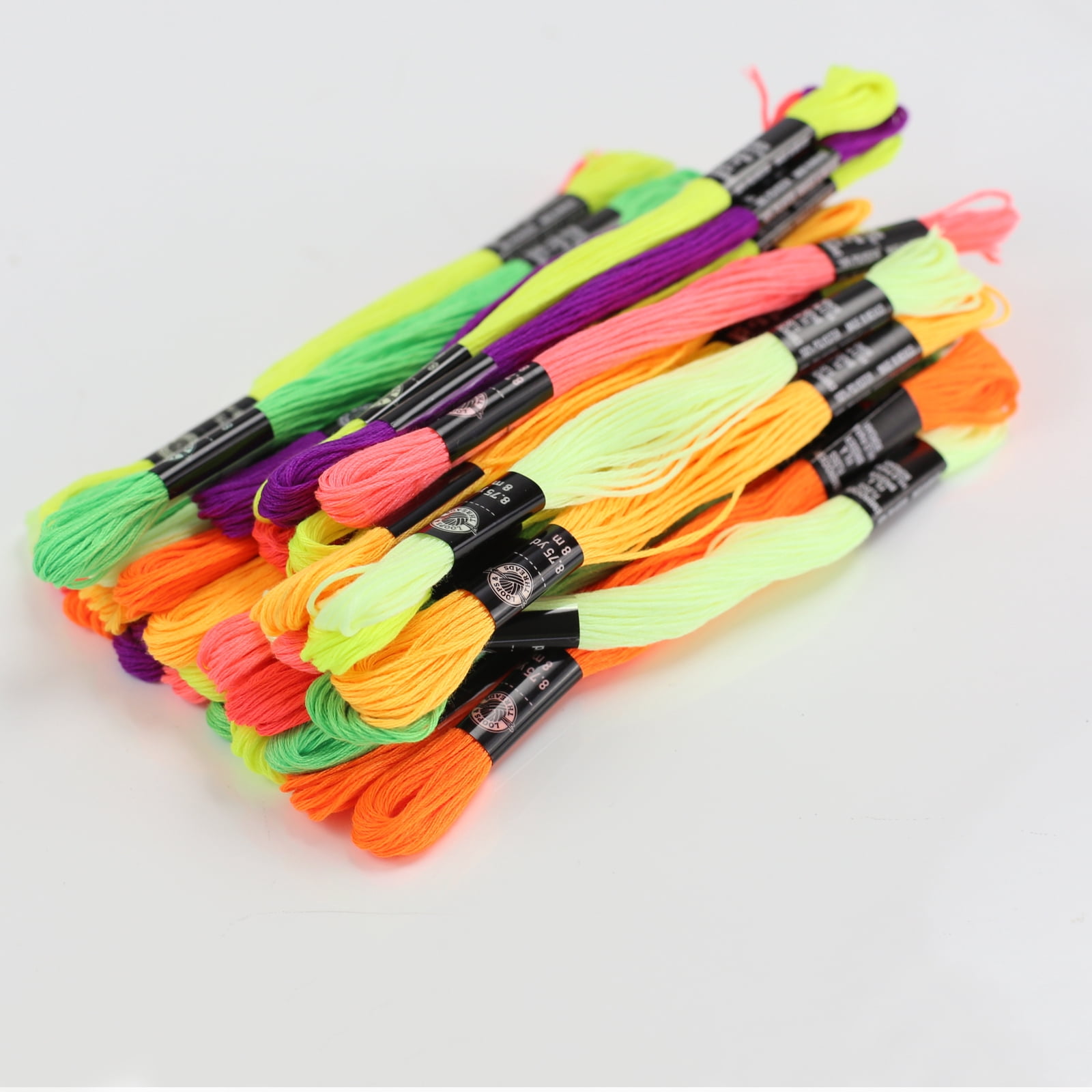 Loops & Threads Neon Embroidery Floss, 12 Packs: 36 ct. (432 total)