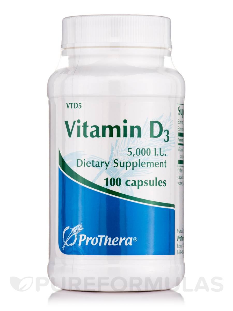 ProThera, Vitamin D3 5000 IU 100 caps