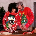 thumbnail image 4 of Ugly Christmas Sweater, Knit Sweater Women Men Funny Christmas Tops, Holiday Pullover Sweater with Long Sleeves, 4 of 7