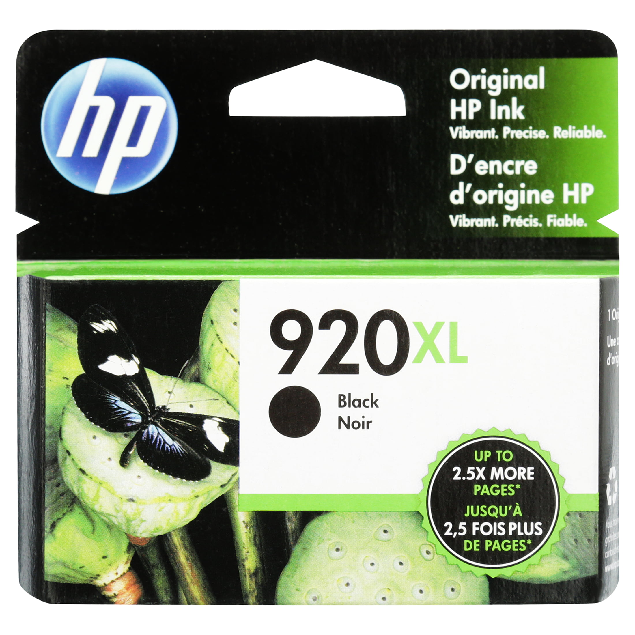 HP 920XL Ink Cartridge, Black (CD975AN)