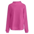 thumbnail image 4 of PRfgtbd Neck Sweatshirt Women Oversized Pullover Long Sleeve Turtleneck Tops Solid Color Casual Comfort Fit Sweatshirts, 4 of 4