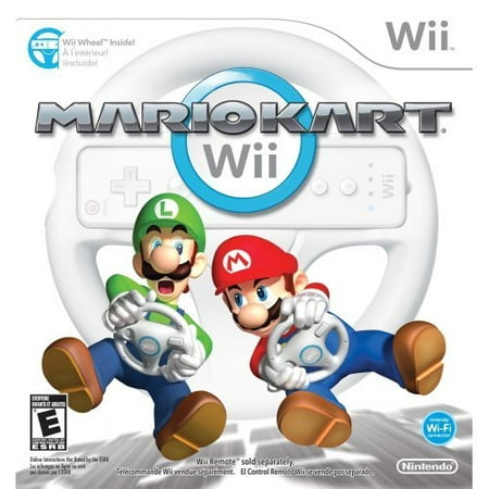 Refurbished Mario Kart Wii With Wii Wheel