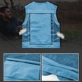thumbnail image 2 of Men's Outdoor Vest Sleeveless Zip Up Jackets Summer Breathable Mesh Lining Utility Vest Photography Hiking Camping Waistcoats XL, 2 of 6