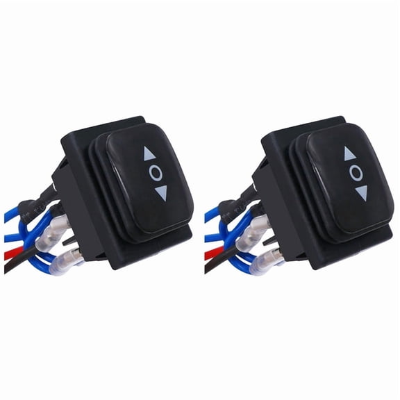 2X Momentary Polarity Reverse Switch Waterproof Control Motor Actuator 6 Pin 3 Position Rocker Toggle Switch