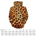thumbnail image 2 of Print Animal Cheetah Print Men's Women Vintage 3D Hooded Sweatshirt - All-Season Loose Fit Streetwear, 2 of 6