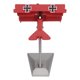 thumbnail image 4 of Modelo de caza de aviones modelo de caza fundido a presión rojo de simulación adornos decorativos de líneas fluidas para el hogar para entusiastas de la aviación ANGGREK Otros, 4 of 8