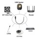 thumbnail image 2 of Cable de alimentación USB C de 2 pines con conector flexible, cable desnudo de 22 AWG, compatible con carga de 5 V y 3 A., 2 of 5