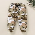 thumbnail image 5 of HULKLIFE Autumn Boy Suit Letter Printing Long-sleeved Shirt + Camouflage Trousers Two-piece Suit, 5 of 5